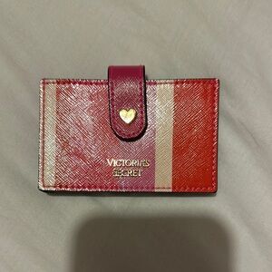 Victoria's Secret Red and Pink Card Holder Wallet